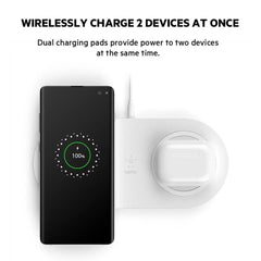 Dual Wireless Charging Pads (Certified Refurbished)