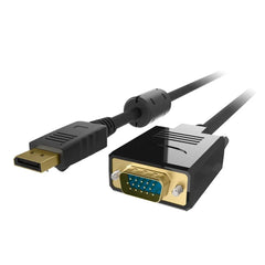 DisplayPort to VGA Cable, M/M, 1080P