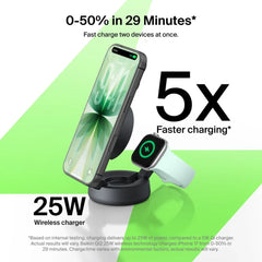 2-in-1 Convertible Magnetic Charger with Qi2 25W