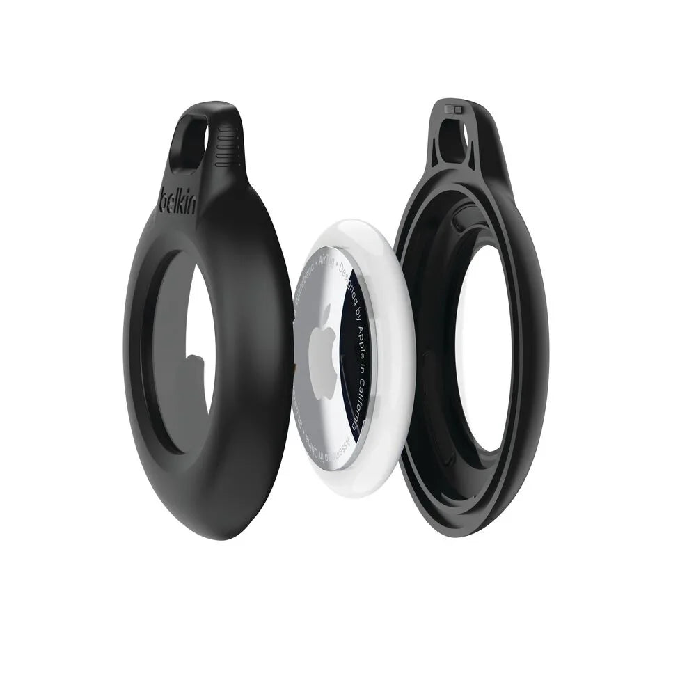 Waterproof Secure Holder with Key Ring for AirTag