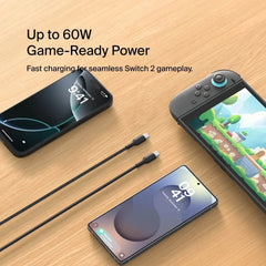 USB-C to USB-C Cable 60W for Nintendo Switch 2