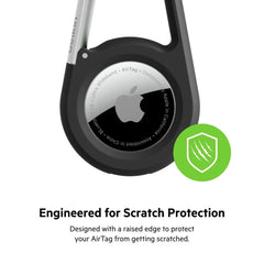Secure Holder with Carabiner for AirTag
