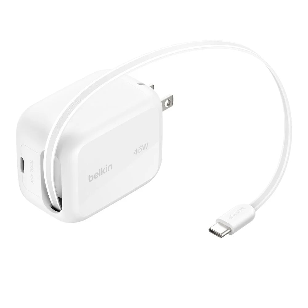 Retractable GaN Wall Charger 67W