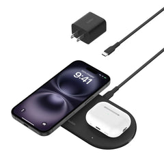 2-in-1 Magnetic Wireless Charging Pad with Qi2 15W