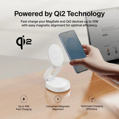 2-in-1 Convertible Magnetic Charging Stand with Qi2 15W