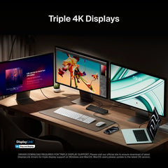 Universal USB-C Triple Display Dock