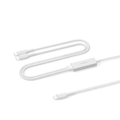 Braided USB-C to Dual USB-C Cable 140W