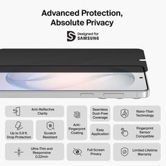 Titan EcoGuard Privacy Filter Screen Protector for Samsung Galaxy S26