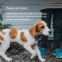 Secure Holder with Key Ring for AirTag