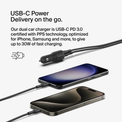 Dual Car Charger 42W
