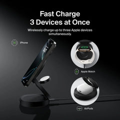 3-in-1 Convertible Magnetic Charging Stand with Qi2 15W
