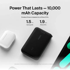 Power Bank 10K with Integrated Cable
